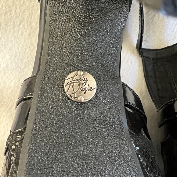 NWOB Lovely People Leather Platform PeepToe Stilettos - Picture 15 of 16